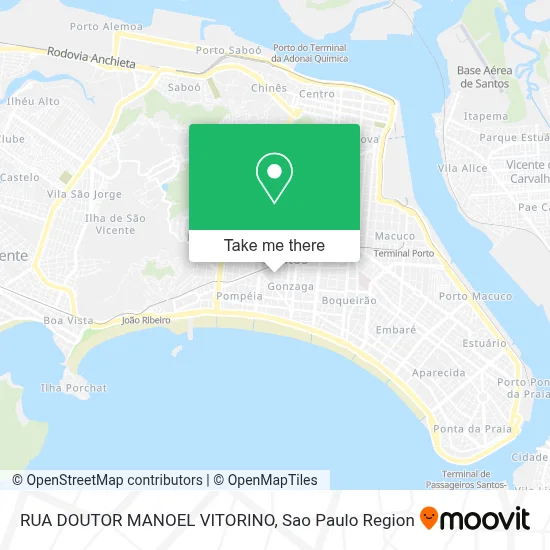 RUA DOUTOR MANOEL VITORINO map