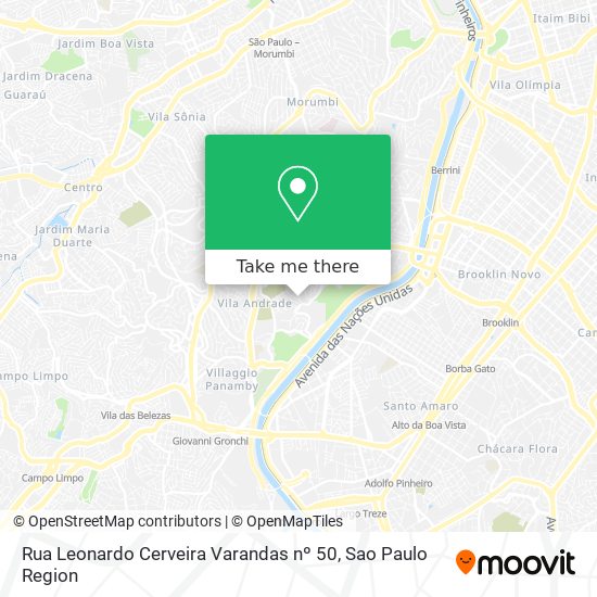 Rua Leonardo Cerveira Varandas nº 50 map