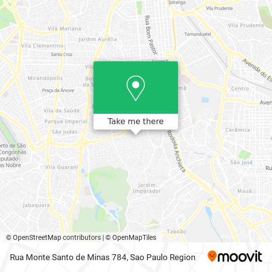 Rua Monte Santo de Minas  784 map