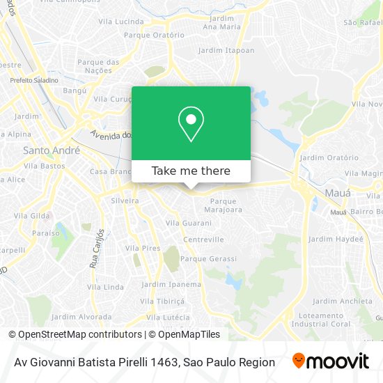 Av  Giovanni Batista Pirelli  1463 map
