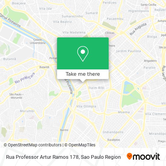 Rua Professor Artur Ramos 178 map