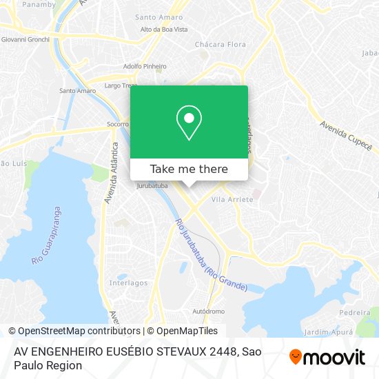 Mapa AV ENGENHEIRO EUSÉBIO STEVAUX 2448