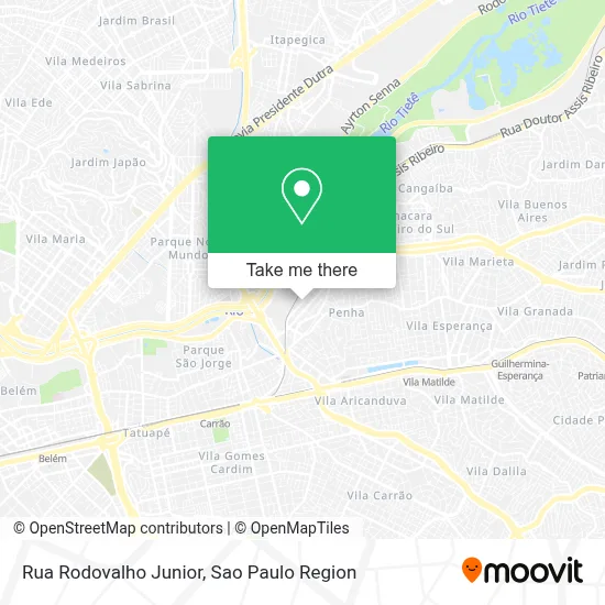 Rua Rodovalho Junior map