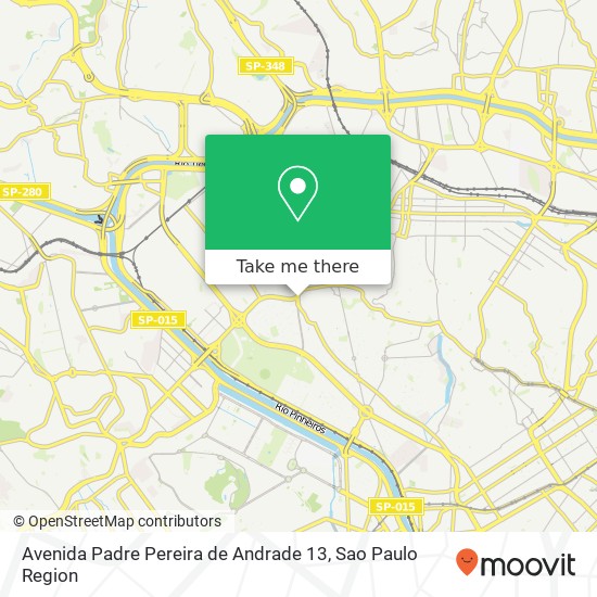 Avenida Padre Pereira de Andrade 13 map