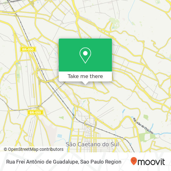 Rua Frei Antônio de Guadalupe map