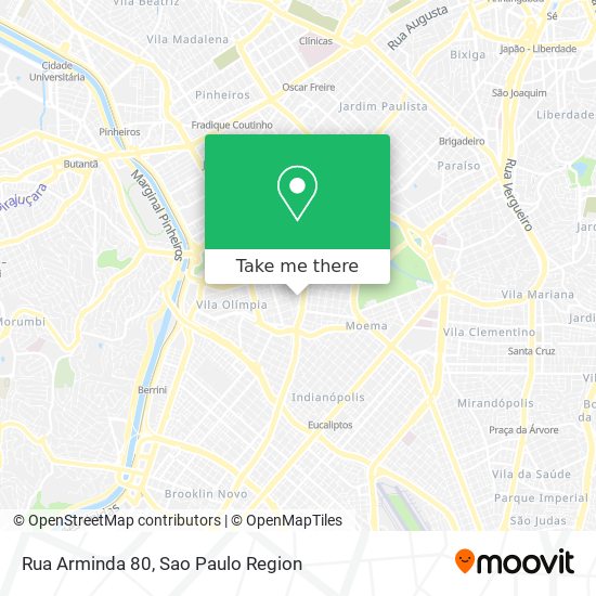 Rua Arminda  80 map