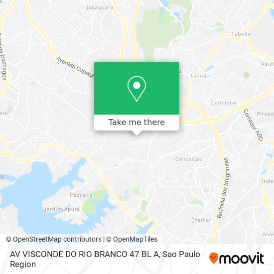 AV  VISCONDE DO RIO BRANCO 47 BL A map