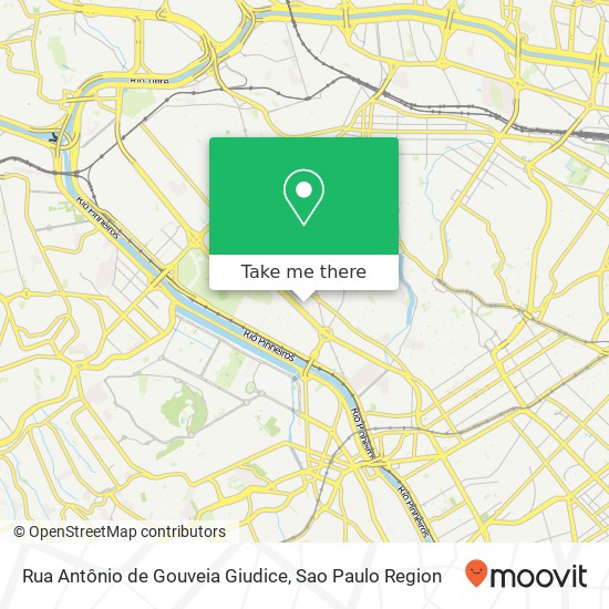 Rua Antônio de Gouveia Giudice map