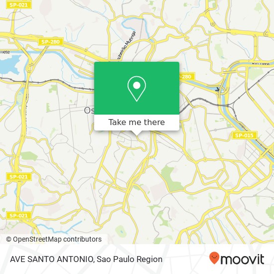AVE SANTO ANTONIO map