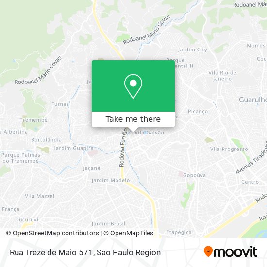 Mapa Rua Treze de Maio 571