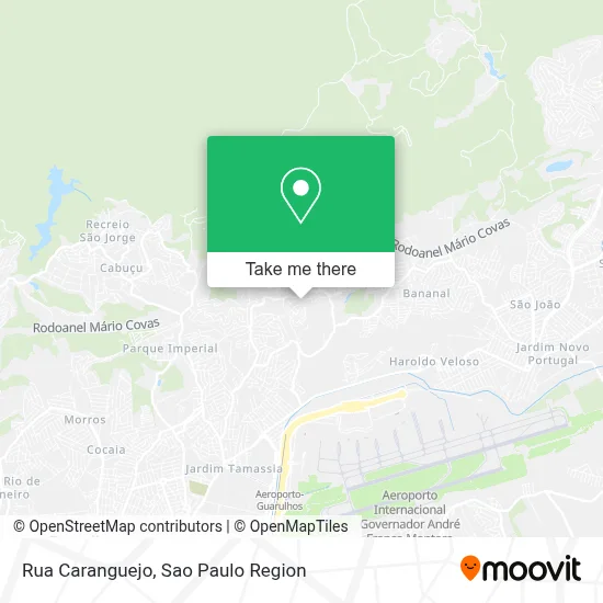 Rua Caranguejo map