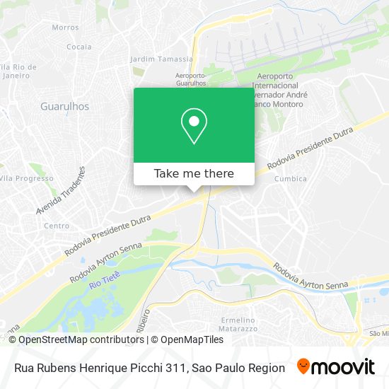 Rua Rubens Henrique Picchi 311 map