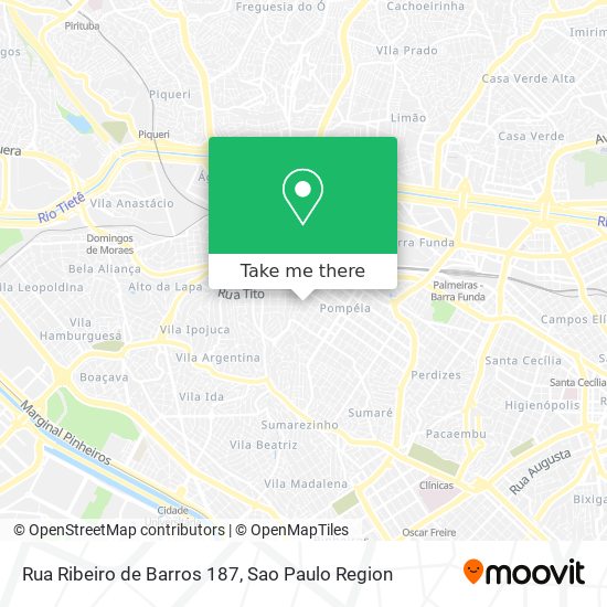 Rua Ribeiro de Barros 187 map