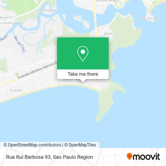 Rua Rui Barbosa 93 map