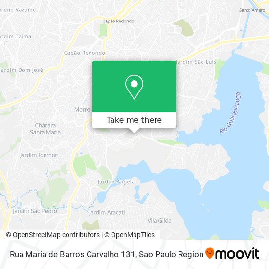 Mapa Rua Maria de Barros Carvalho 131