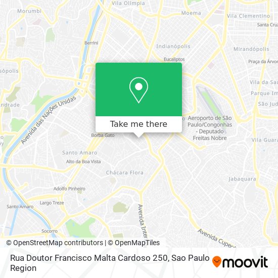 Rua Doutor Francisco Malta Cardoso 250 map
