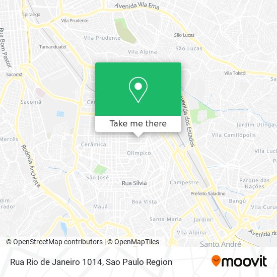 Rua Rio de Janeiro 1014 map