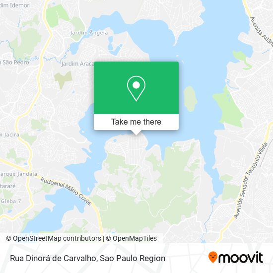 Rua Dinorá de Carvalho map