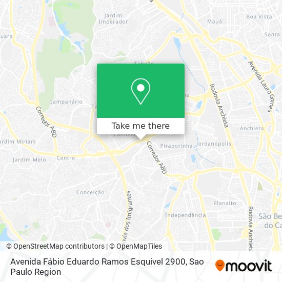 Mapa Avenida Fábio Eduardo Ramos Esquivel 2900