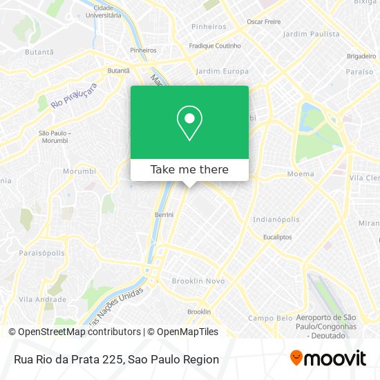 Rua Rio da Prata 225 map