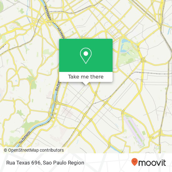 Mapa Rua Texas 696