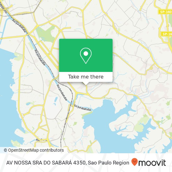 AV NOSSA SRA DO SABARÁ  4350 map