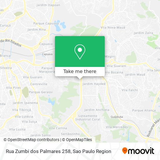 Rua Zumbi dos Palmares  258 map