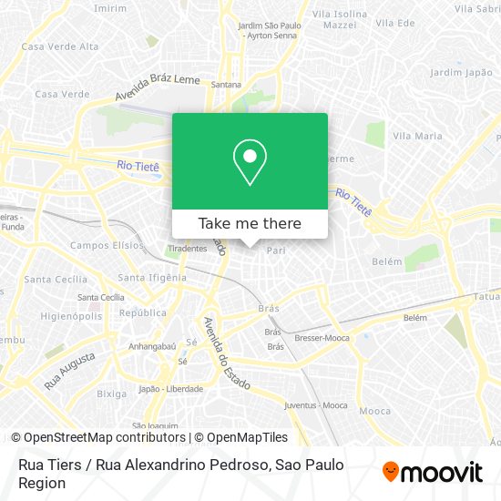 Rua Tiers / Rua Alexandrino Pedroso map