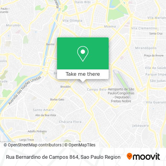 Mapa Rua Bernardino de Campos 864