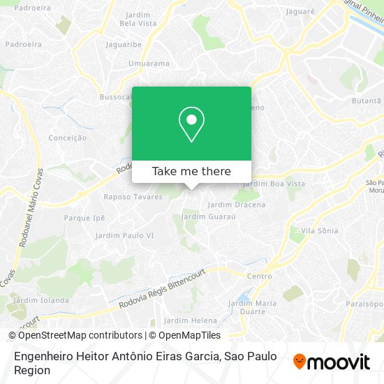 Mapa Engenheiro Heitor Antônio Eiras Garcia