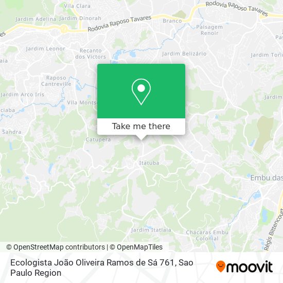 Ecologista João Oliveira Ramos de Sá 761 map