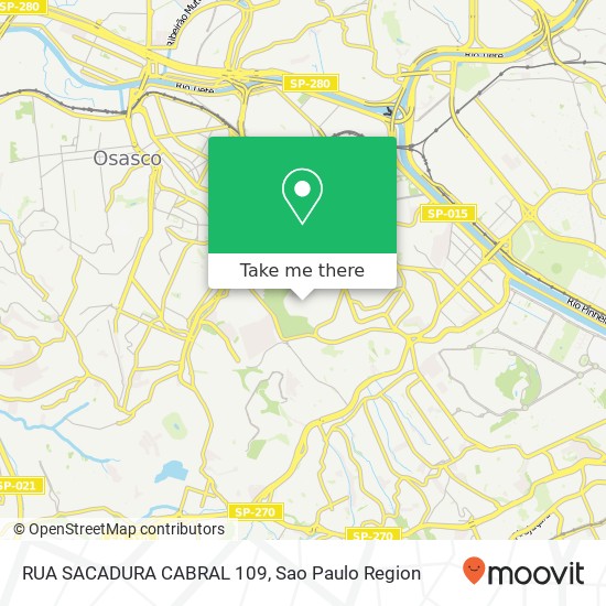 RUA SACADURA CABRAL 109 map