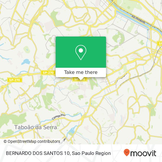 BERNARDO DOS SANTOS 10 map