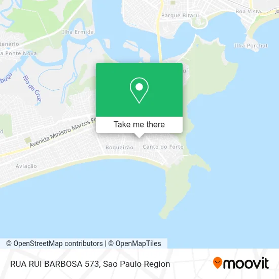 RUA RUI BARBOSA  573 map