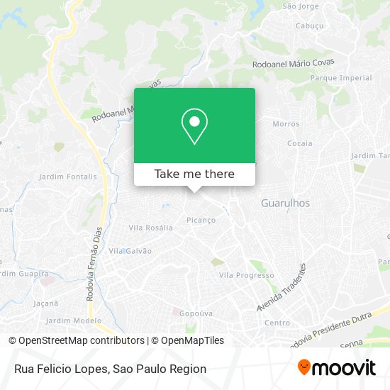 Rua Felicio Lopes map