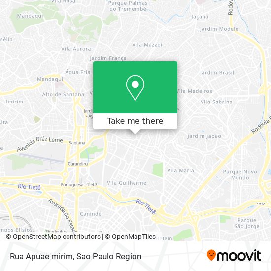 Rua Apuae mirim map