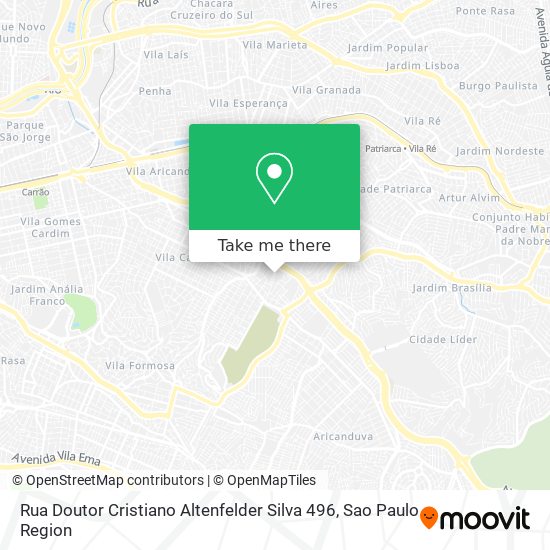 Rua Doutor Cristiano Altenfelder Silva 496 map