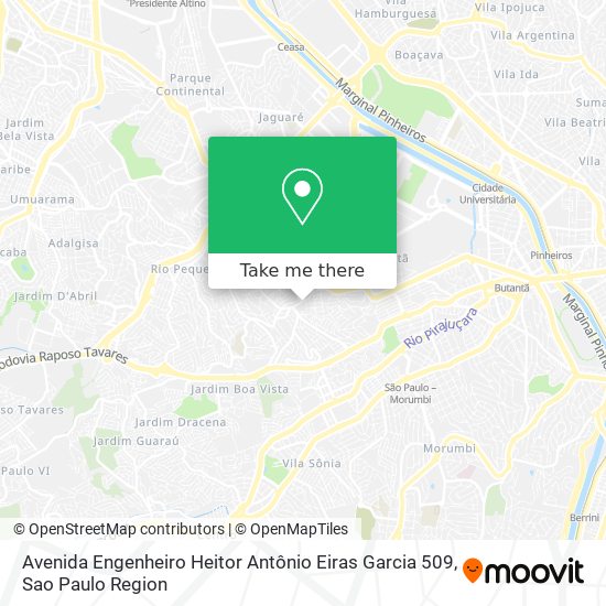 Avenida Engenheiro Heitor Antônio Eiras Garcia 509 map