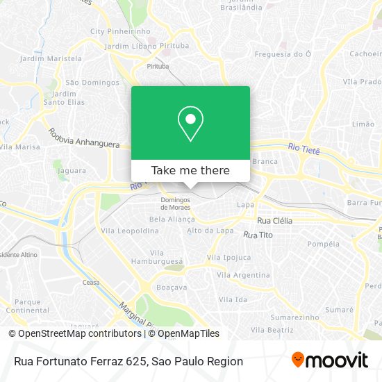 Rua Fortunato Ferraz 625 map
