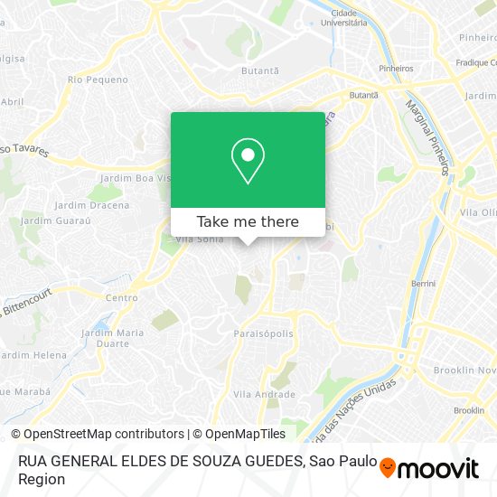 Mapa RUA GENERAL ELDES DE SOUZA GUEDES