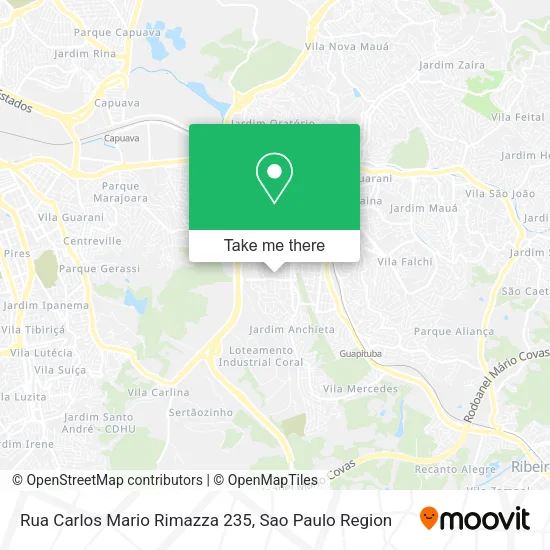 Rua Carlos Mario Rimazza 235 map