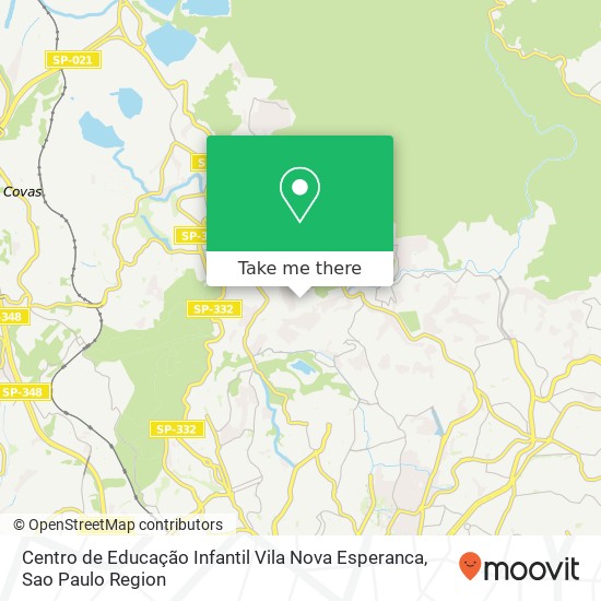 Mapa Centro de Educação Infantil Vila Nova Esperanca