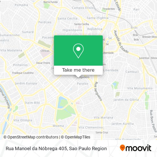 Rua Manoel da Nóbrega 405 map