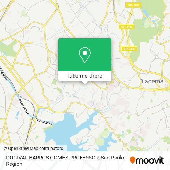 DOGIVAL BARROS GOMES PROFESSOR map