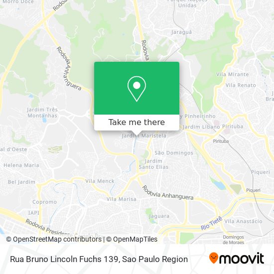 Rua Bruno Lincoln Fuchs 139 map