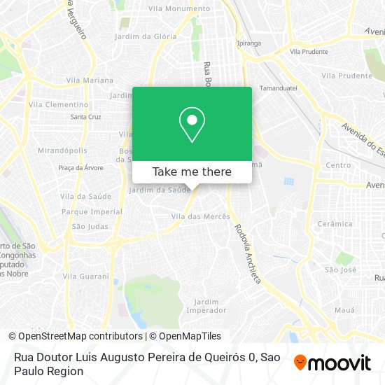 Mapa Rua Doutor Luis Augusto Pereira de Queirós 0