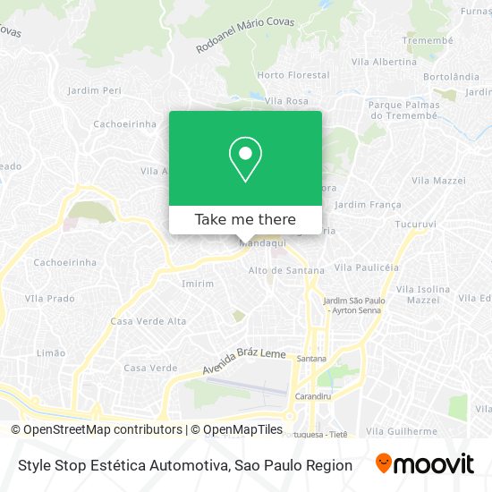 Style Stop Estética Automotiva map
