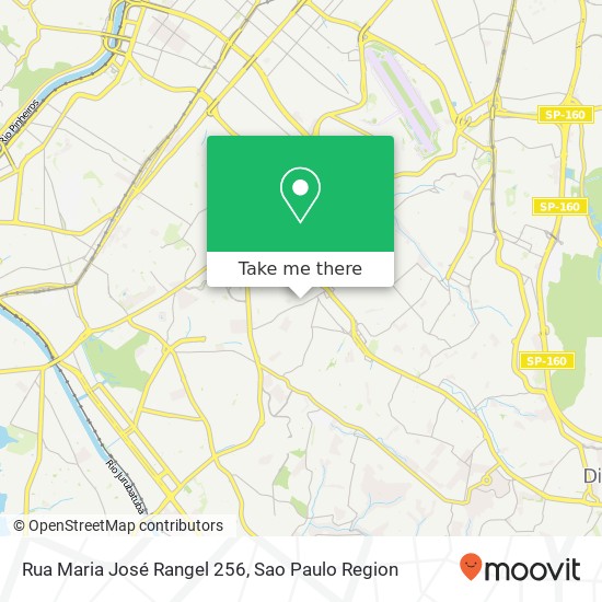 Mapa Rua Maria José Rangel 256
