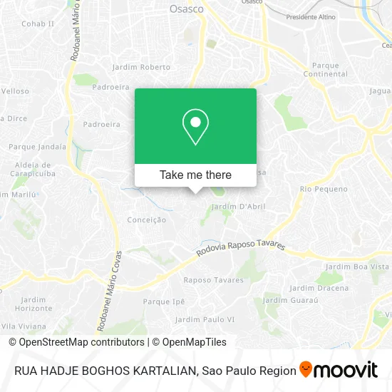 Mapa RUA HADJE BOGHOS KARTALIAN