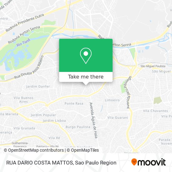 RUA DARIO COSTA MATTOS map